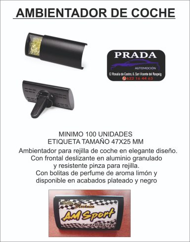 AROMATIZANTE EN FILTRO DE AIRE DE COCHE