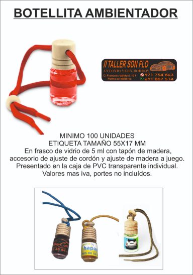AROMATIZANTE BOTELLITA