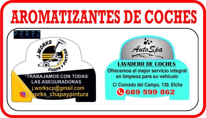 AROMATIZANTES DE COCHES DE CELULOSA