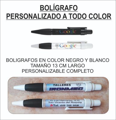 BOLIGRAFOS PERSONALIZADOS